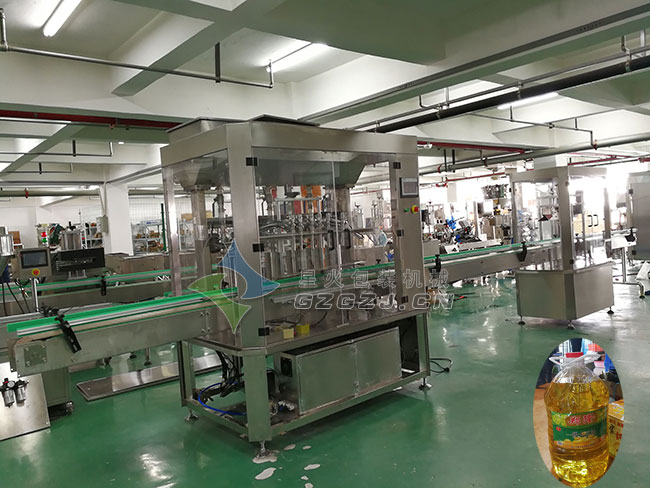 12頭自流式食用油灌裝機(jī)